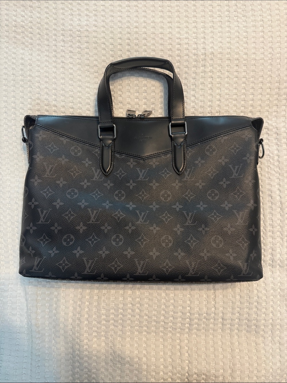 Louis Vuitton Bags - Black Monogram Explorer Leather Briefcase